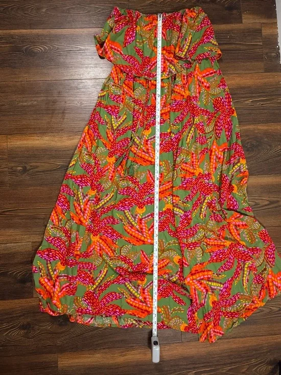 Summer Strapless Maxi Dress with Boho Print - Picture 10 of 10